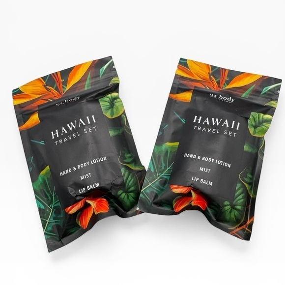 adidas Other - ua Body Hawaii Travel Set Lotion Mist Lip Balm Tropical Skincare Duo NEW